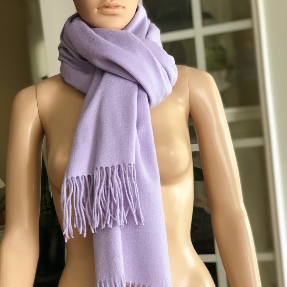 Cashmere Scarf Shawl Tassel oversize